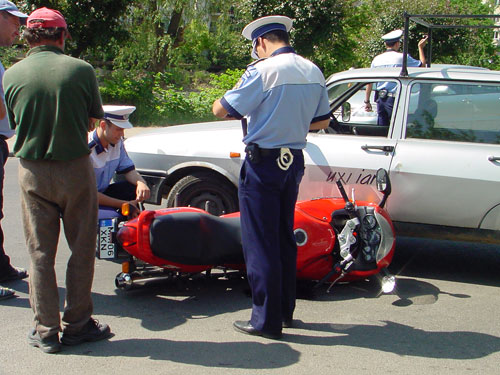 Accident motocicleta Baia Mare